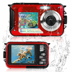 Unterwasserkamera, Comius Sharp 10FT Unterwasserkamera Schnorcheln, 30MP Foto FHD Video Digitalkamera Wasserdicht mit 32G Speicherkarte für Selbstauslöser Unterwasser, Schwimmen, Surfen, Tauchen Angebot bei HelloDeals
