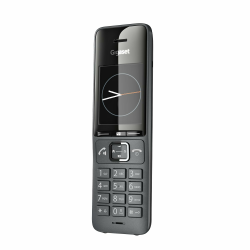 Gigaset COMFORT 520HX – DECT-Mobilteil mit Ladeschale – Schnurloses Telefon für Router und DECT-Basis, titanium-schwarz [Kompatibel in DE, IT, FR, NL, BE, CHE, AUT] [Ohne Basis] 1 Zusätzliches Mobilteil Angebot bei HelloDeals