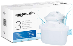 Amazon Basics Wasserfilterkartuschen, 3 Stück, passend für alle BRITA Systeme inkl. PerfectFit & Amazon Basics Systeme 3 Stück (1er Pack) Angebot bei HelloDeals