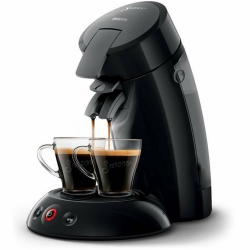 PHILIPS Senseo Original Kaffeepadmaschine mit Crema Plus, 1450 W, 0.7 Liter, Schwarz (HD6553/67) Angebot bei HelloDeals