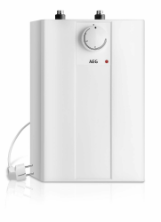 AEG druckloser Kleinspeicher Huz 5 Basis, Untertischboiler 5 Liter Niederdruck , steckerfertig, 2 kW, 222162 Untertisch Basis 5 Liter Angebot bei HelloDeals