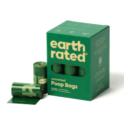 Earth Rated Hundekotbeutel, garantiert auslaufsichere und extra dicke Abfallsäcke als Nachfüllrollen für Hunde, unparfümiert, 270 Stück Unparfümiert 15 Stück (18er Pack) Angebot bei HelloDeals