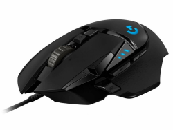 Logitech G502 HERO High-Performance Gaming-Maus mit HERO 25K DPI optischem Sensor, RGB-Beleuchtung, Gewichtstuning, 11 programmierbare Tasten, anpassbare Spielprofile, PC/Mac - Schwarz Souris Gamer G502 HERO Angebot bei HelloDeals