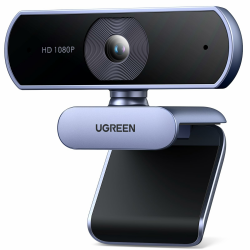 UGREEN Webcam Full HD 1080P/30fps USB Webcam für PC, Webcam mit Mikrofon, klares Stereo-Audio, automatische Lichtkorrektur, 85° Ansicht, USB Webcam für Live Streaming, Videoanrufe, Lernen, Konferenzen Angebot bei HelloDeals
