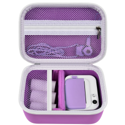 PAIYULE Kinderkamera Tasche für Uleway/für GREENKINDER/für GlobalCrown/für Gofunly/für Ushining Mini Digital Kamera, Sofortbildkameras Schutzhülle Tragetasche Halter für Druckpapier (nur Hülle) Lila Angebot bei HelloDeals