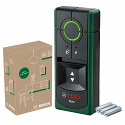 Bosch Ortungsgerät Truvo der 2. Generation (einfache Ein-Knopf-Bedienung, einfaches Orten von stromführenden Kabeln und Metallobjekten, Wandscanner bis 70mm, im E-Commerce Karton) Truvo II (Neu) Truvo II (Neu) Angebot bei HelloDeals
