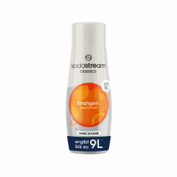 SodaStream Sirup Orange ohne Zucker, 1x Flasche ergibt 9 Liter Fertiggetränk, Sekundenschnell zubereitet und immer frisch, 440 ml Angebot bei HelloDeals