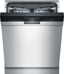 Siemens SN43ES14VE, iQ300 Smarter Geschirrspüler, Unterbau-Spülmaschine mit Besteckschublade, 60 cm, automatische Türöffnung dank autoOpen dry, besonders leise mit iQdrive-Motor, aquaStop, Edelstahl unterbau energy class "C" Iq300 Angebot bei HelloDeals