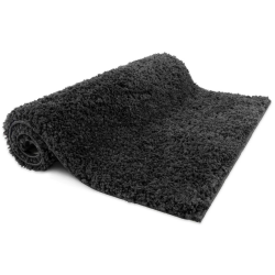 casa pura Badematte Hochflor Sky Soft - Weicher, Flauschiger Badezimmerteppich in Shaggy-Optik - Badvorleger rutschfest waschbar - schadstoffgeprüft - 16 Farben in 6 Größen (Dunkelgrau, 80 x 150 cm) 80x150cm Dunkelgrau Angebot bei HelloDeals