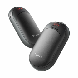 OCOOPA Handwärmer Wiederaufladbar 2 Pack, Magnetische Elektrische Tragbare Heizung 5000mAh, Taschenformat, Ultra Leicht & Dünn, 3 Stufen Heizung bis zu 53°C, Perfektes für Camping, Raynauds, UT3 Lite Schwarz Angebot bei HelloDeals
