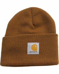 Carhartt Herren Strickmütze mit Umschlag Beanie Hat Einheitsgröße Carhartt Braun Angebot bei HelloDeals