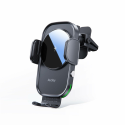 Auckly 15W Handyhalterung Auto mit Ladefunktion, [270° Automatische Klemmung],Qi Induktive Ladestation Auto Wireless Charger, Kfz Ladegerät für iPhone 12 13 14 15 16 Serie & Samsung, Schnellladen Angebot bei HelloDeals