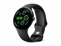 Google Pixel Watch 3 (45 mm) – Android smartwatch with Heart Rate Tracking, Advanced Running from Fitbit, Fitness Insights, 24-Hour Battery – Matte Black Aluminium Case – Obsidian Band – Wi-Fi Black Wifi Angebot bei HelloDeals