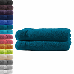 2X Duschtuch | Petrol | 100% Baumwolle Frottier | Oeko-TEX® Standard 100 | Premium Qualität 500 g/m² 2x Duschtuch | 70 x 140 cm Petrol Angebot bei HelloDeals