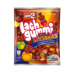 nimm2 Lachgummi Cola Flaschies – 1 x 200g – Fruchtgummi mit Cola- und Fruchtgeschmack – Fruchtsaft und Vitaminen Cola Flaschies Cola Flaschies Angebot bei HelloDeals