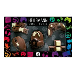 Heilemann Schokoladen-Figuren Themenpackung, Geschenkpackung Edelvollmilch, 100 g (Gaming) Angebot bei HelloDeals