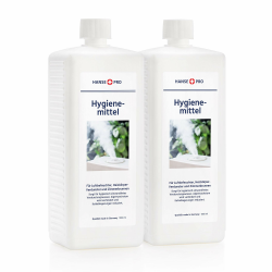 HANSE PRO Hygienemittel, 2 x 1000 ml - Konservierungs-Mittel für Luftbefeuchter, Luftreiniger, Luftwäscher, Heizkörper-Verdunster, Zimmerbrunnen - hält Verdunstwasser hygienisch einwandfrei Angebot bei HelloDeals