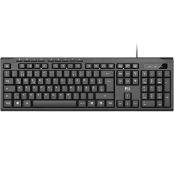Rii Tastatur Kabelgebunden, PC Tastatur USB, Business Slim Tastatur mit Kabel für Computer, Laptop, Mac, Windows, macOS, QWERTZ Deutsches Layout– Schwarz RK907 Angebot bei HelloDeals