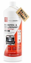 hauszauber® - Backofenreiniger [EXTRA STARK] 1000 ml Grillreiniger Gelpaste - Löst starke Verkrustungen, Eingebranntes, Fettlöser - Ohne Aufheizen, Gerüche oder Schrubben Angebot bei HelloDeals