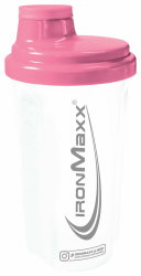 IronMaxx Eiweiß Shaker - Frozen White Rosa 700ml | Proteinshaker mit Drehverschluss, Sieb & Mess-Skala | auslaufsicher, spülmaschinengeeignet & frei vom Weichmacher BPA & DEHP, Polypropylen Frozen White Rosa 700 ml Angebot bei HelloDeals
