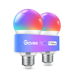 Govee Smart Glühbirne E27, WLAN Lampe RGBWW dimmbare mit 16 Millionen DIY-Farben, 800LM, 54 Szenen, Smarte Glühbirne Sprachsteuerung Funktionieren mit Alexa, Google Assistant, 2 Stück Angebot bei HelloDeals