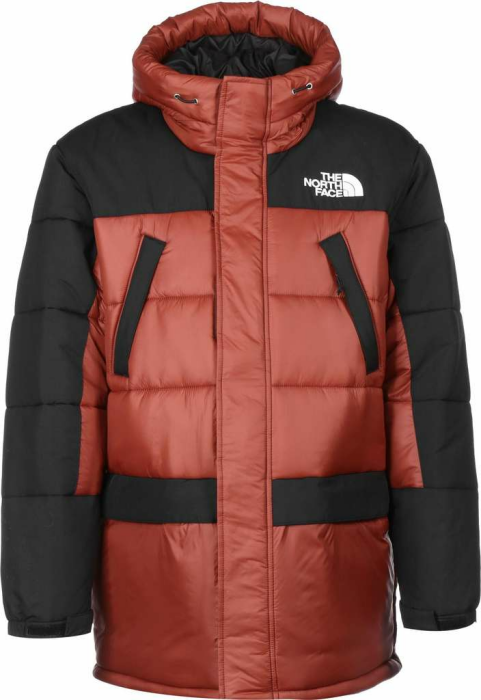 The North Face Himalayan Insulated Parka Schwarz Rot