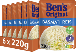 BEN'S ORIGINAL™ Express Basmatireis 6x220g 220 g (6er Pack) Basmati Angebot bei HelloDeals