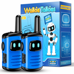 EUCOCO Walkie Talkie Kinder, Spielzeug ab 3 4 5 6 7 8 Jahre Junge Geschenk Junge 3-10 Jahre Outdoor Spiele für Kinder Walki Talki Kinderspielzeug Weihnachten Geschenke Kinder Geschenkideen Spielsachen Blau Angebot bei HelloDeals