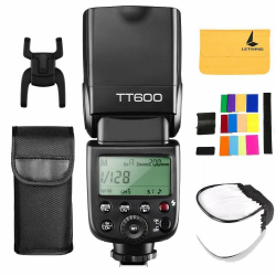 Godox TT600 2.4G Speedlite Master/Slave-Blitz mit integriertem Auslösesystem für Canon Nikon Pentax Olympus Fujifilm Panasonic (TT600) Angebot bei HelloDeals