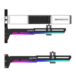 upHere RGB LED Grafikkarte GPU Brace Support-Videokarte Sehnenhalter/Holster-Halterung, GPU Halterung,Einzelsteckkarten, G276ARGB G276argb-schwarz 5v Argb Led Angebot bei HelloDeals