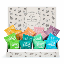 WALTZ 7 Original Duschbomben Set, 16 Stück, 8 Düfte, Weihnachtsgeschenke Frauen, Männer, Wichtelgeschenk, Geburtstagsgeschenk Freundin, Mama, Papa, Mitbringsel Kleinigkeiten, Dankeschön Geschenk Idee Set mit 16 Stück (8 verschiedene Düfte) 16 stück (1er P Angebot bei HelloDeals