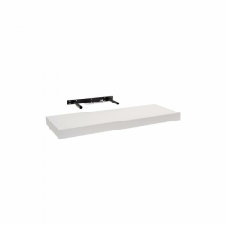 Velano - Regalbrett, Wandregal, Regalboden, Schweberegal, Hängeregal, Regalsysteme - 1 Stück, 59.5x23.5 cm, Weiß - Regale für Küche, Badezimmer, Wohnzimmer, Schlafzimmer - FS Weiß 595x235 Angebot bei HelloDeals