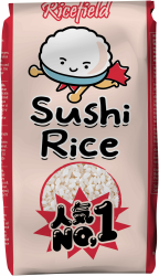 RICEFIELD Sushi Reis, Rundkorn, Japonica - 1 x 1 kg Angebot bei HelloDeals