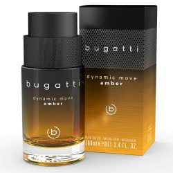 bugatti Parfüm Herren Dynamic Move Amber 100ml I rauchig-warmes Eau de Toilette Herren I sinnlich-starke Kombination aus Zimt, Tabak & Cypriol I Herren Parfüm I dynamisch, pudrig & süßlich-scharf Angebot bei HelloDeals