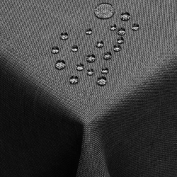 DecoHomeTextil Leinen Optik Farbe Größe wählbar - Eckig 110 x 180 BZW.180x110 BZW. 110x180 cm Grau Anthrazit mit Lotus Effekt Tischdecke mit Fleckschutz Grau Anthrazit TD Eckig Eckig 110 x 180 cm Grau Anthrazit Angebot bei HelloDeals