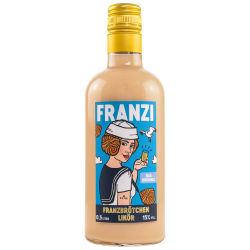 Franzi/Franzbrötchen Likör / 500 ml / 15% Vol. / Samtig weicher Sahnelikör/Geschmack von Zimt & karamellisiertem Zucker/Franzbrötchengenuss ganz ohne Krümel Franzi 500 ml Angebot bei HelloDeals