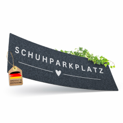 ElbFuchs® Schuhparkplatz Fußmatte 100x35cm | Ideale Schuhmatte Abtropfmatte und Schuhunterlage | Waschbare Fussmatte und Schuhabstreifer für Innen Schuhparkplatz 01 100 x 35 cm Angebot bei HelloDeals
