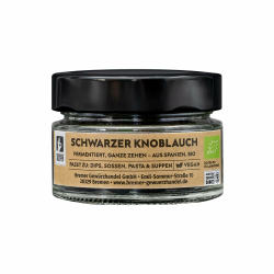 Bremer Gewürzhandel BIO Schwarzer Knoblauch, geschält, ganz, fermentierter Knoblauch, 60g Angebot bei HelloDeals