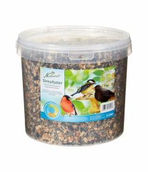 Dehner Natura Premium Wildvogelfutter, Streufutter, Ganzjahresfutter proteinreich / energiereich, hochwertiges Vogelfutter für Wildvögel, im Eimer, 3 kg (5 l) Angebot bei HelloDeals