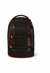 satch pack Schulrucksack ab 5. Klasse ergonomisch 30L Stauraum standfest Organisationstalent Einheitsgröße Fire Phantom - Schwarz Angebot bei HelloDeals
