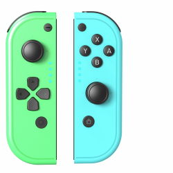 LUCUCU Switch Controller Kompatibel Mit Switch/Lite/OLED, 2 Ersatz Joystick Switch Controller Mit Bewegungssteuerung, Dual Vibration, 6-Achsen-Gyroskop, Driftfrei, Inklusive Griff Light Green/Light Blue⭐⭐⭐⭐⭐ Angebot bei HelloDeals