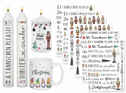 Sugeru 6 PCS Kerzentattoo Wassertransferdruck | wasserschiebefolie kerzen | kerzenaufkleber sticker | Kerzen dekorieren | Sprüche,ostern,Lieblingsmensch,Happy Birthday(AdventstagⅡ) Angebot bei HelloDeals