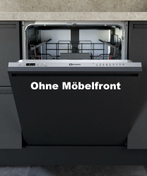 Bauknecht B2I HD524 AS Vollintegrierbarer Geschirrspüler/60 CM/Hygiene-Programm/Vollwasserschutz/Startzeitvorwahl/Selbstreinigungsprogramm aus Edelstahl Angebot bei HelloDeals