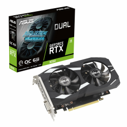 ASUS Dual GeForce RTX 3050 OC Edition 6GB GDDR6 Gaming Grafikkarte (Nvidia GeForce RTX3050 DLSS, PCIe 4.0, 1x HDMI 2.1a, 1x DisplayPort 1.4a, DUAL-RTX3050-O6G) Pro Angebot bei HelloDeals