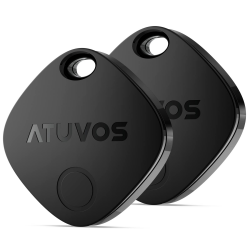 ATUVOS Air Tag Schlüsselfinder KeyFinder 2er Pack, Smart Tracker Kompatibel mit Apple Wo ist? APP (iOS NUR,Android Nicht unterstützt) Bluetooth Key Finder für Gepäck/Koffer/Taschen,Austauschbarer Akku Smart Tag 2 Pack Angebot bei HelloDeals