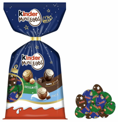 kinder Mini Eggs Mix – gefüllte Schokoladen-Spezialität zu Weihnachten – 260g Angebot bei HelloDeals
