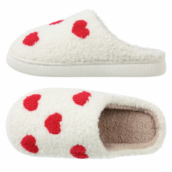 Solutra Hausschuhe Damen Plüsch Winter, Warme Pantoffeln Herren Slippers Damen, Flauschige weiche rutschfeste hauspantoffeln damen 39/40 EU Kleine Liebe Angebot bei HelloDeals