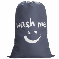 IHOMAGIC Wäschesack Reise Schmutzwäsche Wäschesammler Wäschetasche Wäschebeutel Groß Faltbarer Wäschekorb Aufbewahrungstasche Wäschebehälter Für die Reise, Wäscheraum Stoff 120L 61x92 cm, Grau Angebot bei HelloDeals