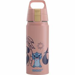 SIGG - Alu Trinkflasche Kinder - WMB ONE - Klimaneutral Zertifiziert - Für Kohlensäurehaltige Getränke Geeignet - Auslaufsicher - Federleicht - BPA-frei - 0,6 133 Stitch 0.6 L Single Angebot bei HelloDeals