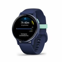 Garmin Vivoactive 5 - GPS-Smartwatch mit 1,2" AMOLED Touchdisplay, Fitness- und Gesundheits- und Musikfunktionen SmartWatch Kapitänsblau/Blau Angebot bei HelloDeals